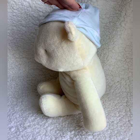 Grasslands Road 13 inch Plush Bear Stuffed Animal w Nightcap Embroidered Eyes - Picture 3 of 8